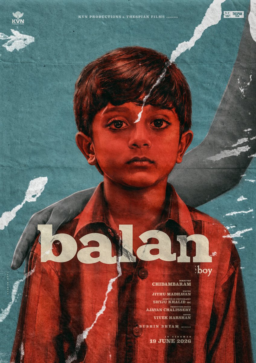 Kishorreey's tweet photo. Fan art poster for Balan - the boy (2026) https://t.co/U61wGHg3Lo
