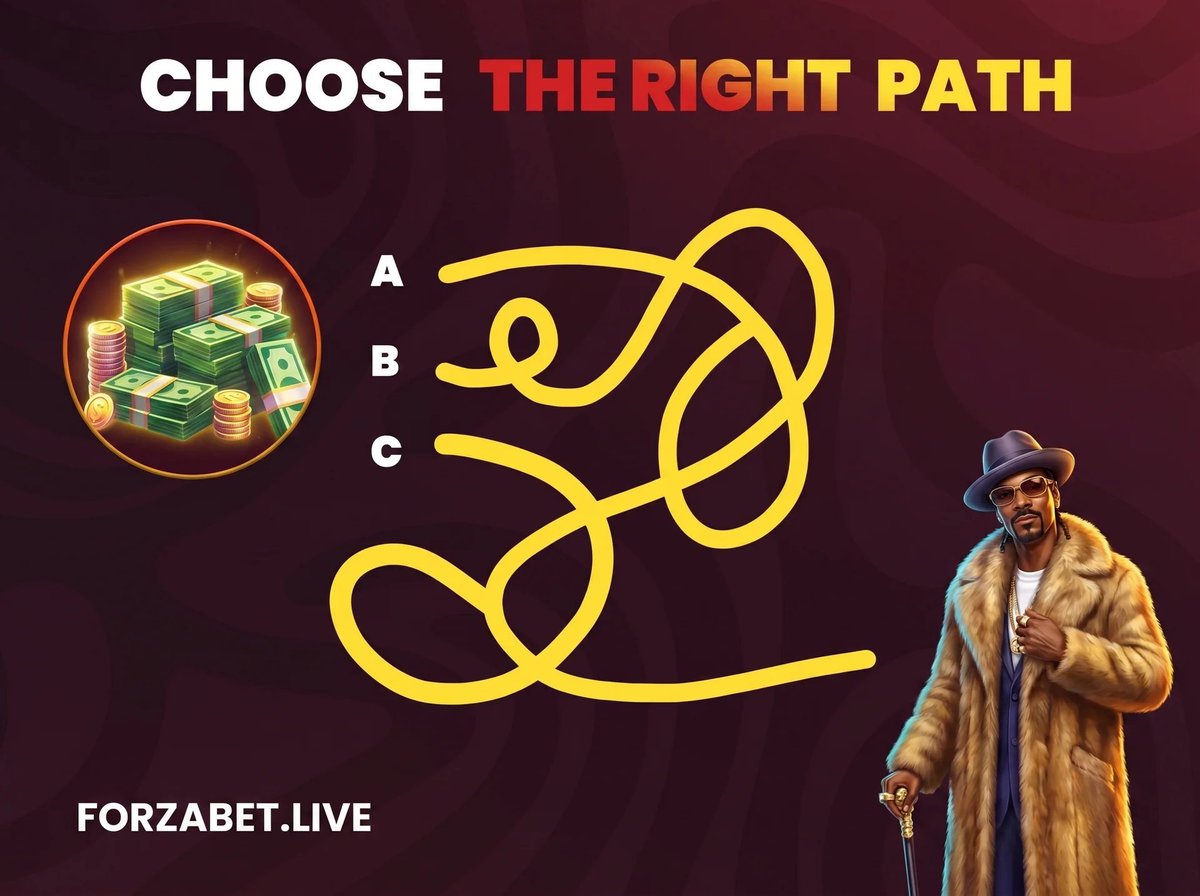 FORZABETCASINO's tweet photo. 🧩 GUESS THE RIGHT PATH 🔀

Only one route leads to the win – the others are dead ends.

Think you can spot the correct one? 💭💥
Follow @FORZABETCASINO https://t.co/8Pq9F4gzGe
