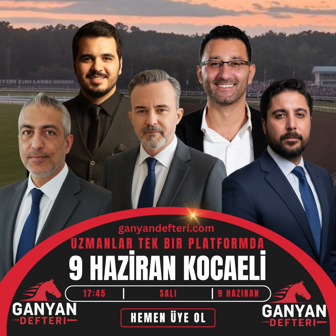 ganyandefteri's tweet photo. 🐎 Kocaeli tahminleri yayında!
https://t.co/oDU4sfIsh7
Kocaeli’de akşam yarış heyecanı 🔥
🎯 1. Altılı Ganyan saat 17:45’te,
🎯 2. Altılı Ganyan ise saat 19:00’da start alacak.
Uzmanlarımız Altılı Ganyan kuponlarını, sürpriz adaylarını ve detaylı analizlerini sisteme yükledi. 🎯 https://t.co/Z3l1QC8XZ6