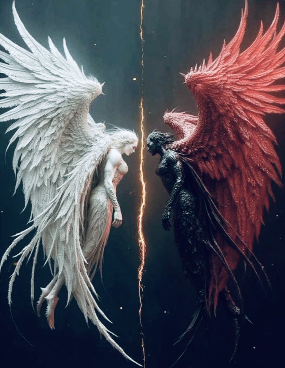 aesquinca's tweet photo. #ElPoderDelSonido 🔊 9 junio
Si usted llega a tener miedo de usted mismo, lo debe de celebrar. Por fin se ha visto a usted mismo. Por fin está comenzando un verdadero proceso de autoconocimiento. Porque uno no puede llegar a conocerse totalmente, si todo lo que sabe de uno mismo es “bueno”. 
Para alcanzar la unidad, primero uno ha de reconocer sus propias divisiones, sus contradicciones, sus incoherencias y sus debilidades, no solo las virtudes, el bondadoso, el compasivo, el honesto, el leal, la parte celestial; sino también descubrir dentro la parte infernal, el ladrón, el manipulador, el mentiroso, el desleal, el narcisista… su día y su noche, su sol y su luna, su blanco y su negro.
Cuando uno descubre su diablo, siente a partes iguales miedo y alivio. Alivio por conocer el origen de todos sus sufrimientos, y miedo por haberlo encontrado dentro de usted mismo. Uno siempre quiere encontrar al culpable, pero quiere encontrarlo afuera. Si usted aún se cree un ángel, vuelva a mirarse, porque quien no tiene oscuridades, tampoco tiene luz. 
Si usted nunca ha visto su sombra, sus alas son sólo un disfraz con el que se engaña y engaña al mundo.
Esta es la eterna paradoja de la vida: el juego de los opuestos, la ley del espejo. 
Al final, todo es lo mismo, y todas las respuestas están escondidas en el mismo lugar: dentro de usted.  
Y sólo cuando SU demonio y SU ángel se conozcan, se entiendan y se amen, comenzará usted a vivir en plenitud y verdad.
Deseo Amor, Paz y Luz para usted y su familia 🙏🏻
OM NAMAH SHIVAYA 🙏🏻📿