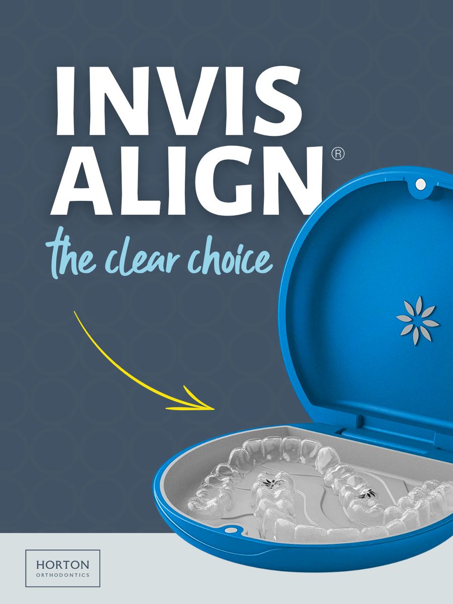 HortonOrtho's tweet photo. Straighten your smile the clear, comfortable way. ✨ Horton Orthodontics offers Invisalign® and custom clear aligners for a modern, discreet orthodontic experience. 😄🦷
📞 (651) 738-9060
🖥 | https://t.co/5F5TVg08hP
#Invisalign #ClearAligners #Orthodontics #WoodburyMN https://t.co/TWl7sbCZ4r