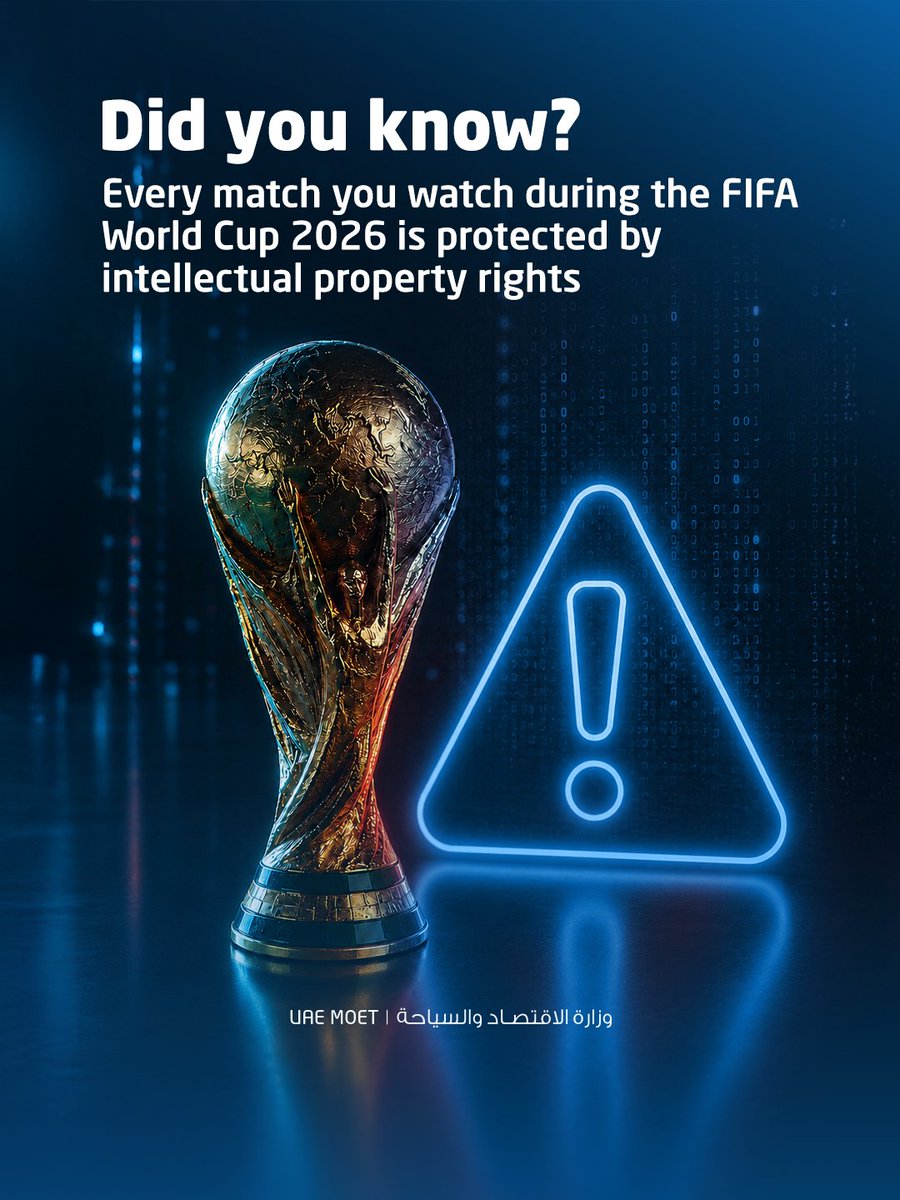 Economyae's tweet photo. In sports, we respect intellectual property rights just as we respect the rules of the game.

Make sure to follow sports content through licensed sources, especially during the FIFA World Cup 2026, https://t.co/OZIAaT99Z0