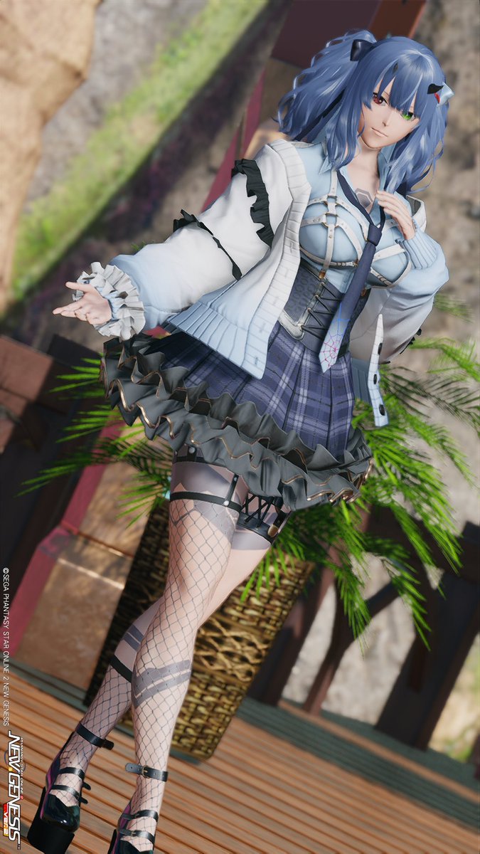 960Kouyou's tweet photo. #メンテの日なのでssを貼る 
#メンテの日なのでSS貼る 
#PSO2NGS
今回は、コラボ衣装で組み合わせてみました。
(NGSももう5周年なのか・・・) https://t.co/Ih7J1Wf2E8