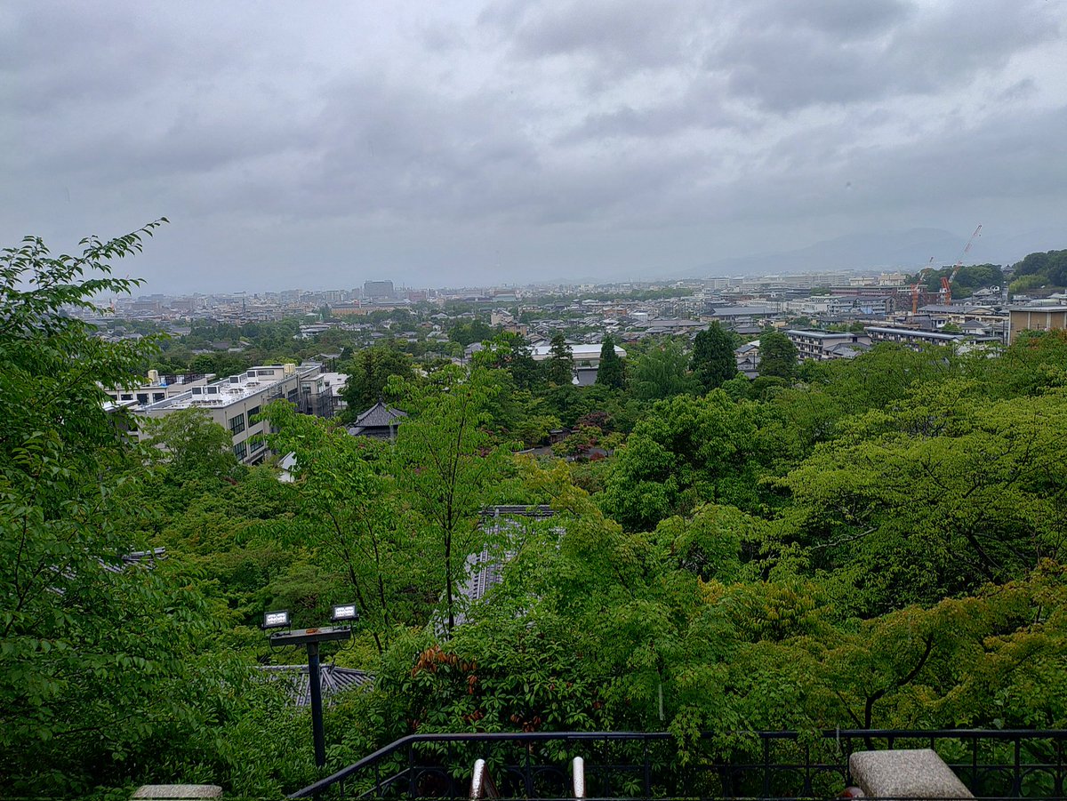 ApuriSaizou's tweet photo. 南禅寺から徒歩移動で禅林寺
ちょとした山登りな高さ
雨天でもなかなかの景色
晴れたらもっと良い見晴らしになるのかな https://t.co/GBbwysFq9m