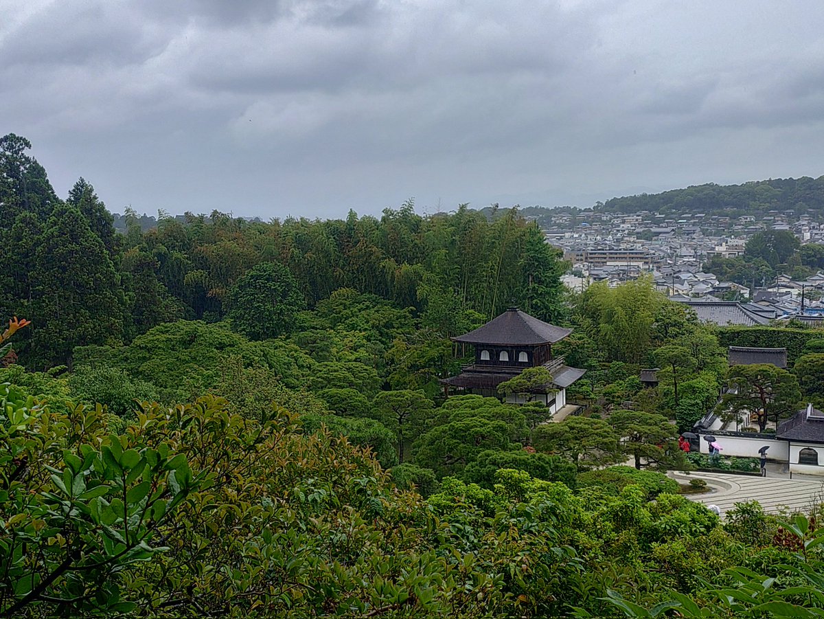 ApuriSaizou's tweet photo. 南禅寺から徒歩移動で禅林寺
ちょとした山登りな高さ
雨天でもなかなかの景色
晴れたらもっと良い見晴らしになるのかな https://t.co/GBbwysFq9m