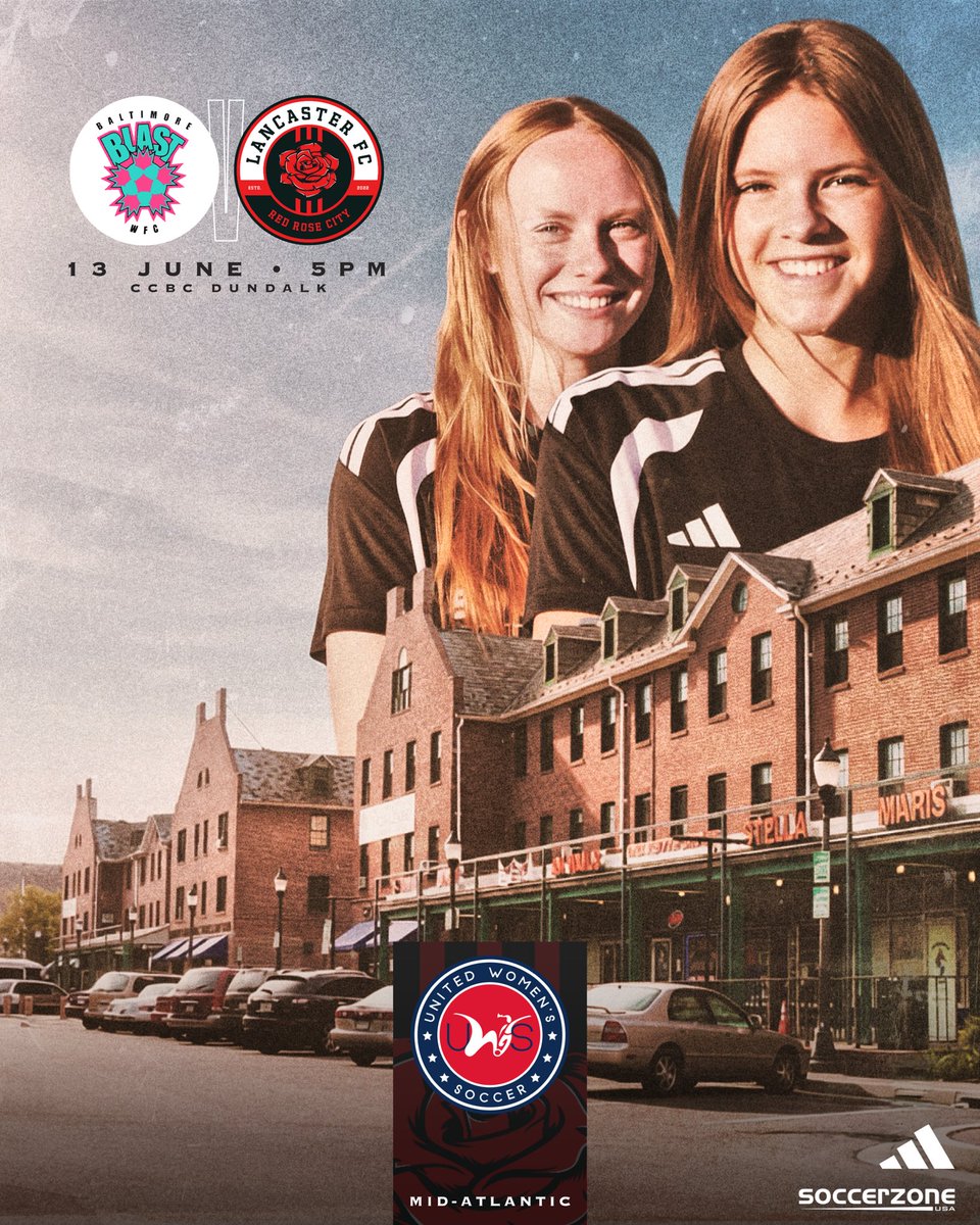 LancasterFCTV's tweet photo. This Saturday our @UWSSoccer women head to CCBC Dundalk, to take on Baltimore Blast in the second game of the season in the Mid-Atlantic Division! 🌹

#LFC #UWS #RedRoseCity https://t.co/7PTocjcqlf