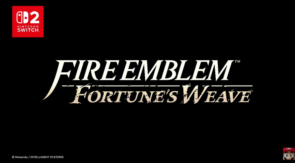 EntreMandos's tweet photo. 🔥 Ya era hora.

Fire Emblem: Fortune's Weave llegará el próximo 17 de septiembre a Nintendo Switch 2.

Una de las sagas más queridas de Nintendo regresa con una nueva aventura y nosotros ya estamos dentro. ⚔️ https://t.co/nGlkR6Evwj