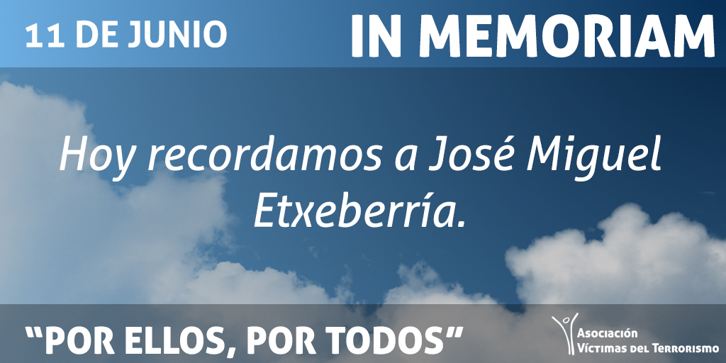 _AVT_'s tweet photo. Hoy recordamos a todas y cada una de las víctimas del terrorismo. "Por ellos, por todos". https://t.co/N8rOdRknrX