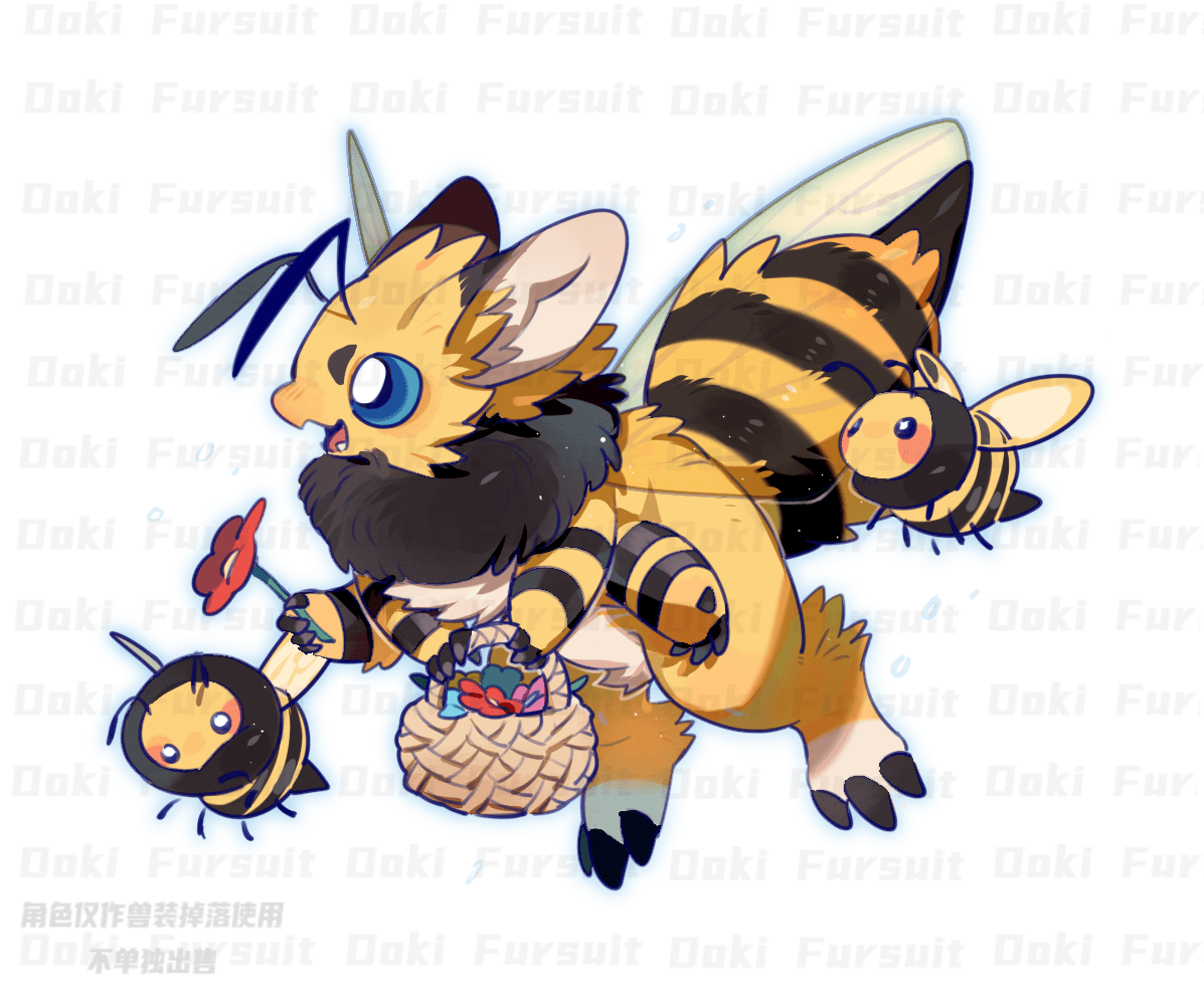 xiaoquandoki10's tweet photo. Fursuit Character Adoption ❤️
Name: Dodomi
Species: bee
The mischievous little prince of the Honeybee Kingdom — the adorable younger brother of the Bee Princess. Always buzzing with energy, he loves teaming up with his worker bee buddies to pull harmless pranks: sneaking extra pollen, “accidentally” tickling the queen’s guards, or organizing tiny honeycomb hide-and-seek games. Cheeky, playful, and impossible to stay mad at, he’s the royal troublemaker who keeps the whole hive laughing.
If you're interested, feel free to DM me to ask about pricing.
The price includes a full fursuit!
These characters are not sold separately.