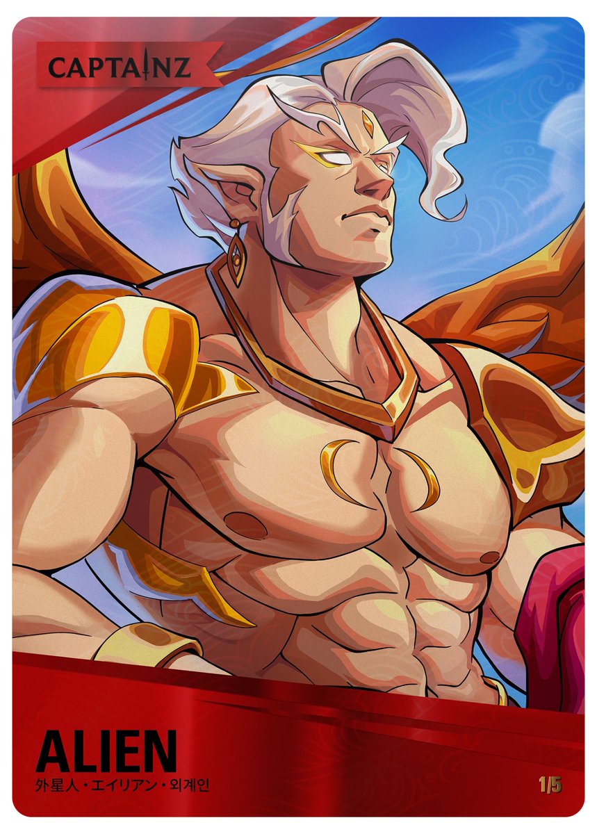 Sumok3n's tweet photo. Rerolled a red @Memeland Alien Captain, but torn because I liked the base art more, do I keep rerolling or stop now😂  https://t.co/3r98i2lV7R https://t.co/sD4uIoXXPh
