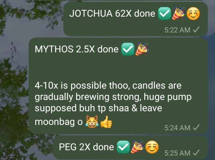 amy_preshy's tweet photo. I've been cooking memes low-key on whatsapp groups buh today I wanna share a win, aside UNC that I dropped that did 200X.
Here is JOTCHUA dropped yesterday @ 65k mc pumped to 5M mc, whooping 77X with other good plays too🔥🎊

God did 🎉 https://t.co/xWIQQl6tzl