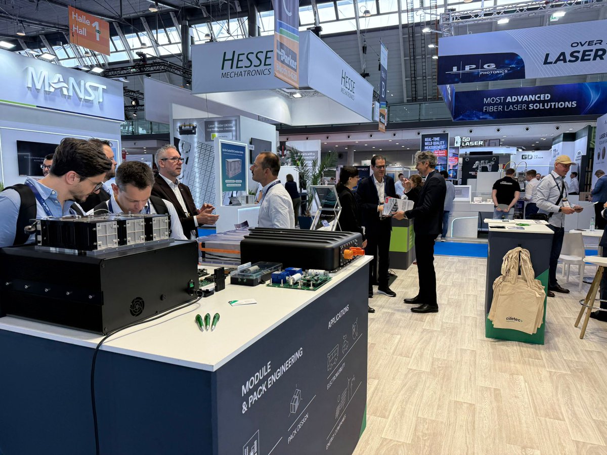 CIDETEC_'s tweet photo. 🔋🌍The first day at @BatteryShow_EU!

We are showcasing our expertise across the entire battery value chain, from advanced materials research to cell manufacturing.

📍 Booth 1-C50 | Main Exhibition Hall
#CidetecEnergyStorage #GreenFuture #CIDETEC #TheBatteryShowEurope https://t.co/yp5pnfkhH7