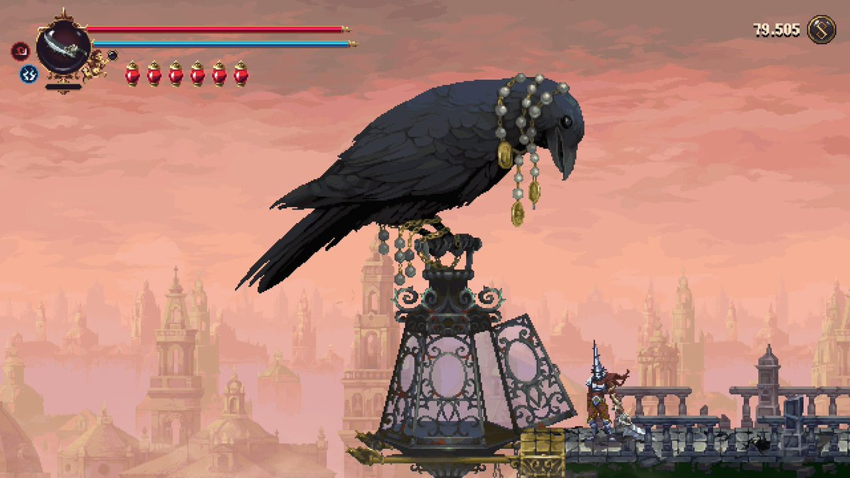 chalz86's tweet photo. He dejado aparcado Saros por #Blasphemous2  aunque después de jugar Silksong parece que juego vaya a 10fps🥲 https://t.co/4nFE42fb4I
