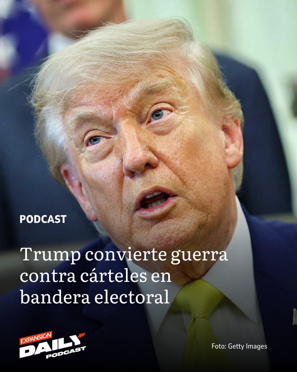 ExpansionMx's tweet photo. 🎙️Hoy en #ExpansiónDaily | T-MEC conecta a las fábricas de Estados Unidos con 64% de las exportaciones mexicanas, la apuesta de Pemex para revivir petroquímicos encara escasez de gas y décadas de rezago y el reto de seguridad del Mundial 2026 está fuera de en los estadios, con Mónica Alfaro y Diana Gante. 

Escúchanos en todas las plataformas de audio y en YouTube 🎧

https://t.co/QOZ5tXISYr
https://t.co/cCMaIDwfqW