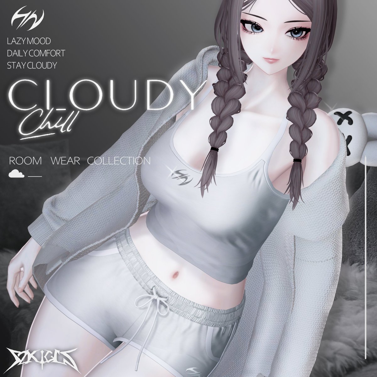 Shiy0_'s tweet photo. 🎁『CloudyChill☁』プレゼントキャンペーン🎁

抽選で3名様に『CloudyChill☁』フルパックをプレゼント！ ！

 ✨応募方法
・この投稿を**リポスト**
・@Shiy0_ を**フォロー**

引用RT or リプライで**当選率大幅アップ**

▽締切：6/12 15:00（発売までに当選者発表）
 
🎉追加枠: Boothの❤スキ！＋200ごとに当選枠+1

Booth🔗： https://t.co/u0bmOR35RE

☁発売日：6/12(金) 18:00☁

#S2KGLS
#VRChat