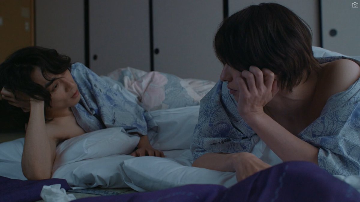 youroli0804's tweet photo. #LifeInSmokeyBlue a 9.5/10 (0.5 for my bias towards Takeda Kouhei-san)

The series started on fire, then skimmed through several life chapters of the two characters, while touching deep topics like grief, finding one's place in life, parents-child relationship, and coming-out to family, and finally wrapped up beautifully. This is how we do an adult romance just right. I love this just as much as I love What Did You Eat Yesterday 2 (with a lot of affection for both the lead actors). 

The story is rich and engaging, both leads have crazy chemistry, and the mood is melancholic and with eye-pleasing cinematography  I honestly couldn't ask for more.

There are things that I'd do differently of course. But I believe directors had their own rationale for these so yeah overall it's still a really well crafted drama. 

I hope there will be a sequel for this (and Old Fashion Cupcake too please).