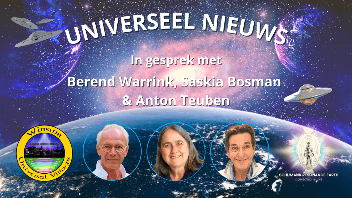 schumanninstitu's tweet photo. Dinsdag 9 Juni 2026 om 20:00 uur in het Universele Nieuws: Ná de UFO-Disclosure en wat is de GF?

Berend Warrink vertelt dinsdagavond over wat hij verwacht voor de tijd ná de UFO-Disclosure.

Meekijken kan live via ons YouTube kanaal: https://t.co/wNia0OCxxK https://t.co/wIfR6iWQIw