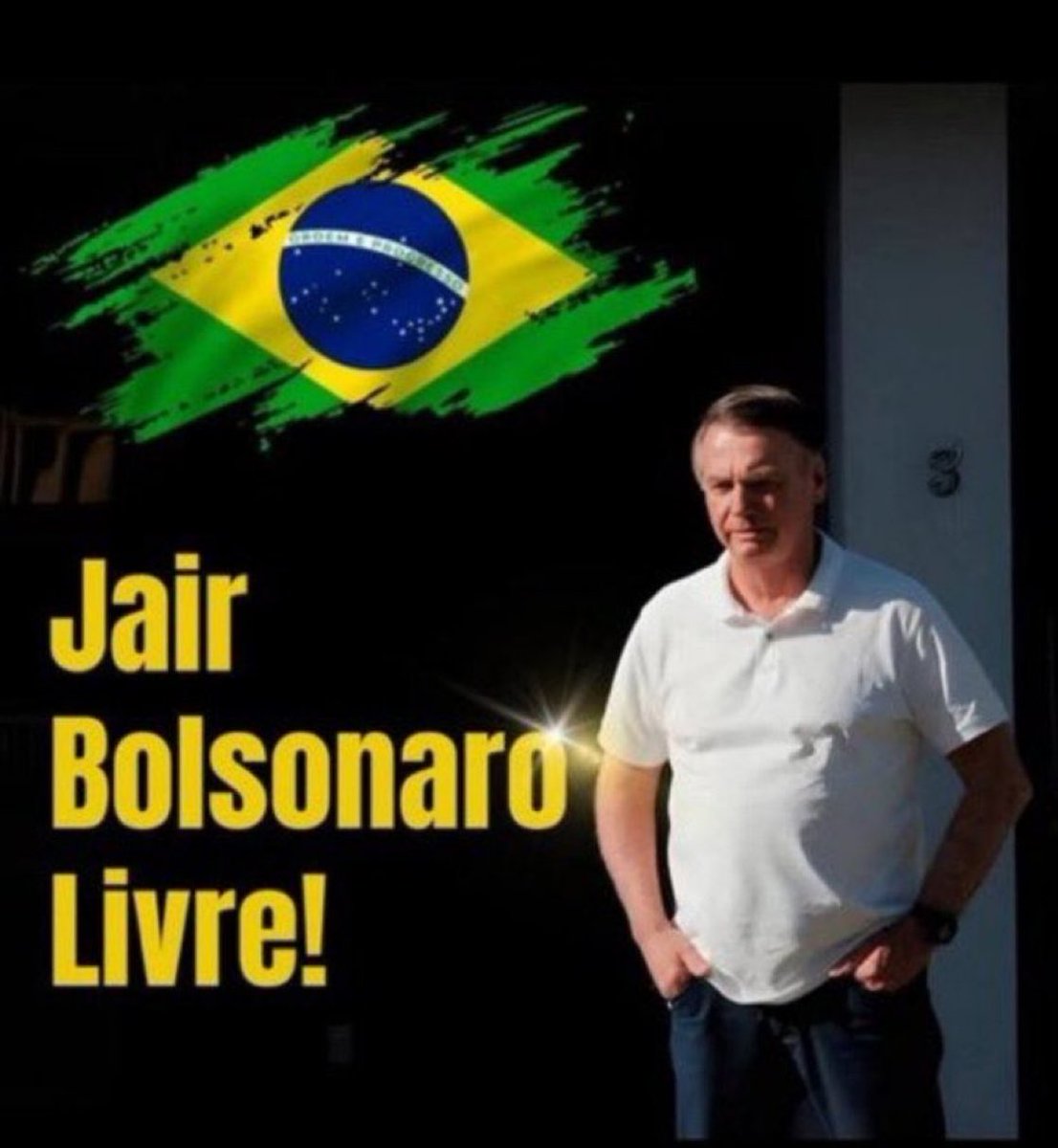 Iranfreire5's tweet photo. @silvionavarro @jairbolsonaro O presidente Bolsonaro está vivo. O bolsobarismo já mais irá morrer.
E ninguém larga a mão do presidente Bolsonaro. Deus, pátria e família. https://t.co/yXEaurF1Az