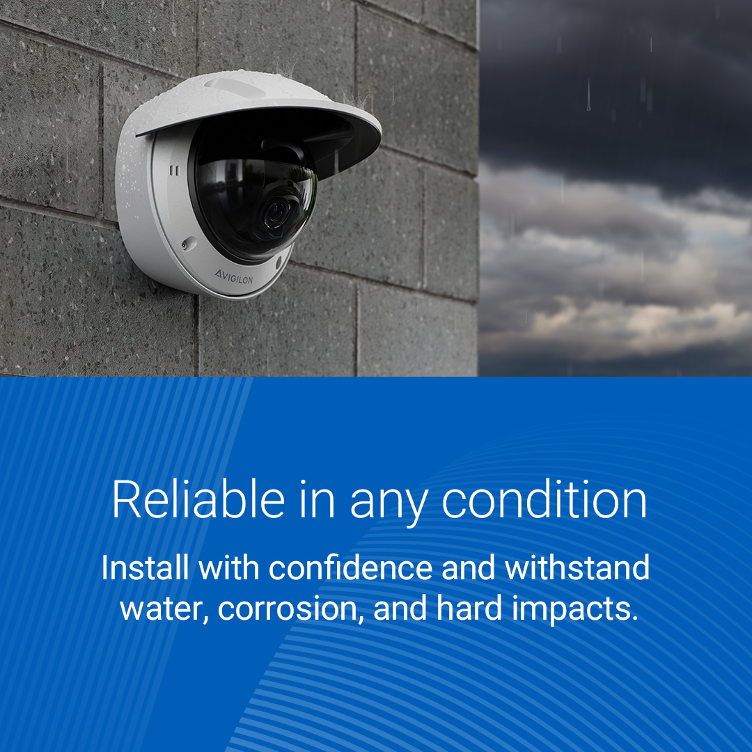 Avigilon's tweet photo. Turn sight 👀 &amp; sound 🔊 into actionable safety. The new Avigilon H6A cameras by @MotoSolutions combine video &amp; audio intelligence into one cloud-native device, allowing you to identify threats even off-camera for faster response times. 🚨 Get it now: https://t.co/sJitmJnVWl https://t.co/VreOtTgdG3