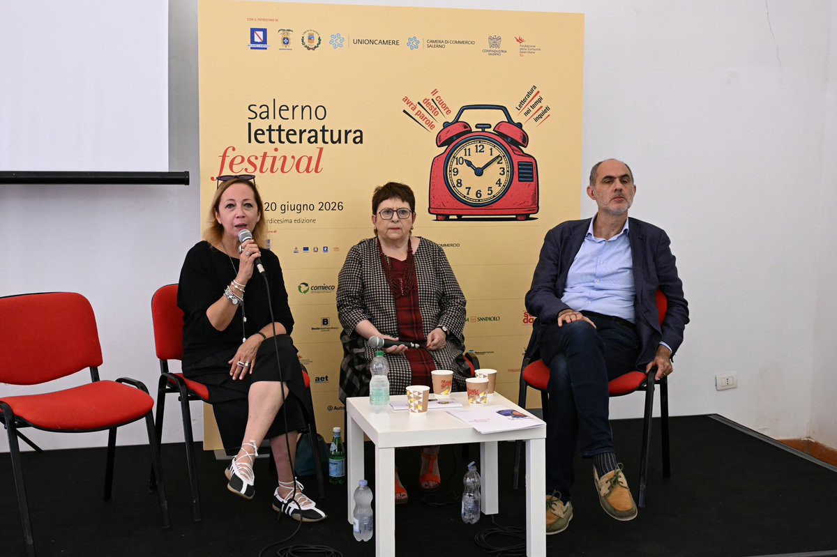 SaLetteratura's tweet photo. Oggi, martedì 9 giugno, allo Spazio Matteotti, conferenza stampa di presentazione del festival Salerno Letteratura. 
Dal 13 al 20 giugno a Salerno la quattordicesima edizione del festival Salerno Letteratura. @ConfindustriaSa camera di commercio di Salerno https://t.co/s3nFtq71Ui