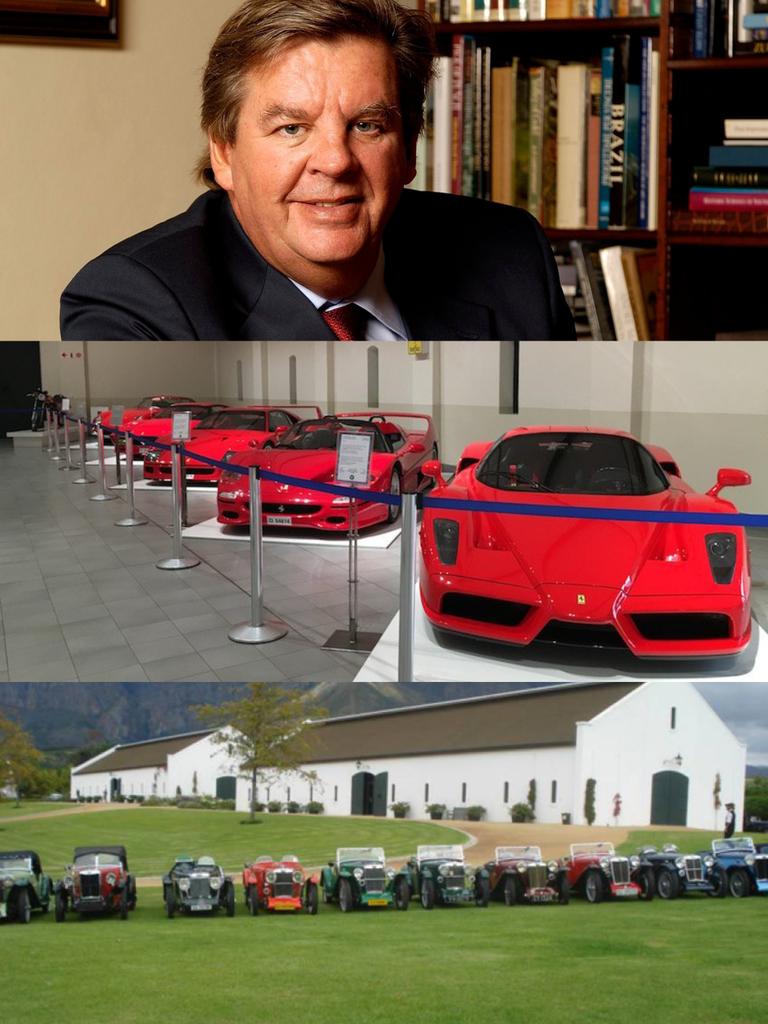 AfricaFirsts's tweet photo. The richest man in South Africa 🇿🇦, Johann Rupert is so wealthy he has a car museum with some of the most luxurious, vintage, and classiest cars in the world. https://t.co/no8eImZfac
