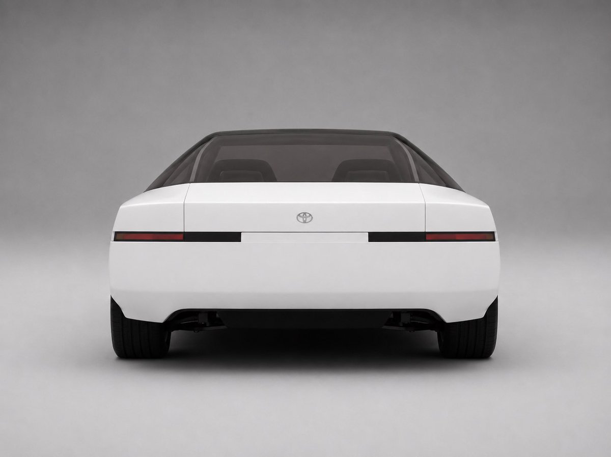 StoryCars's tweet photo. Digitally recreating the rare 1982 Toyota MX-1 by CALTY. Only 3 reference photos exist (added in comments). https://t.co/5YZlf9msNt