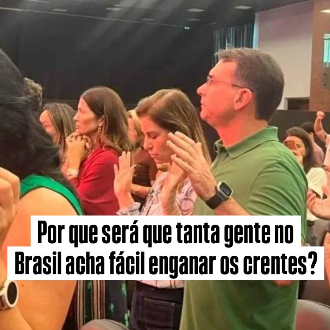 NestorCavalcan4's tweet photo. O crente é enganado, ou é igualzinho ao inganador? https://t.co/KTsorMbNX6