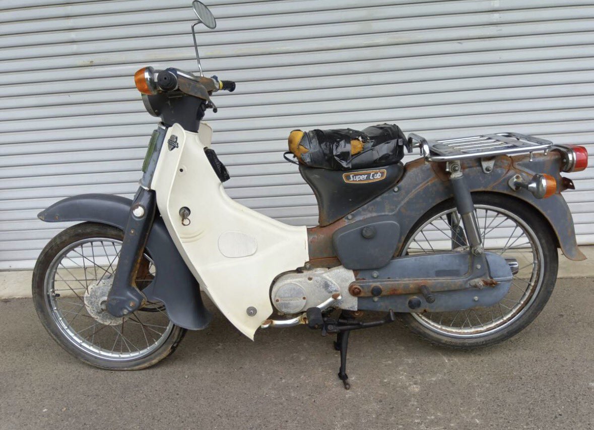 hdk_custom's tweet photo. カブマニアの方にお聞きします
これは最終の別体タンクですか？
年式的には80年位かな？ https://t.co/hA4GcTip15
