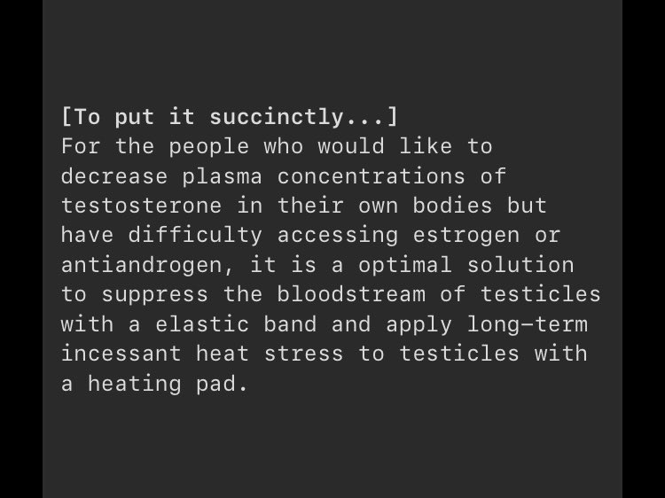 LTIHST's tweet photo. @GrumbleSquid @vahetzi If it's convenient for you, please spread this information to help young transgender people who are being damaged by the development of masculine secondary sexual characteristics but have difficulty accessing estrogen or antiandrogen. https://t.co/r7keiZ7GCY