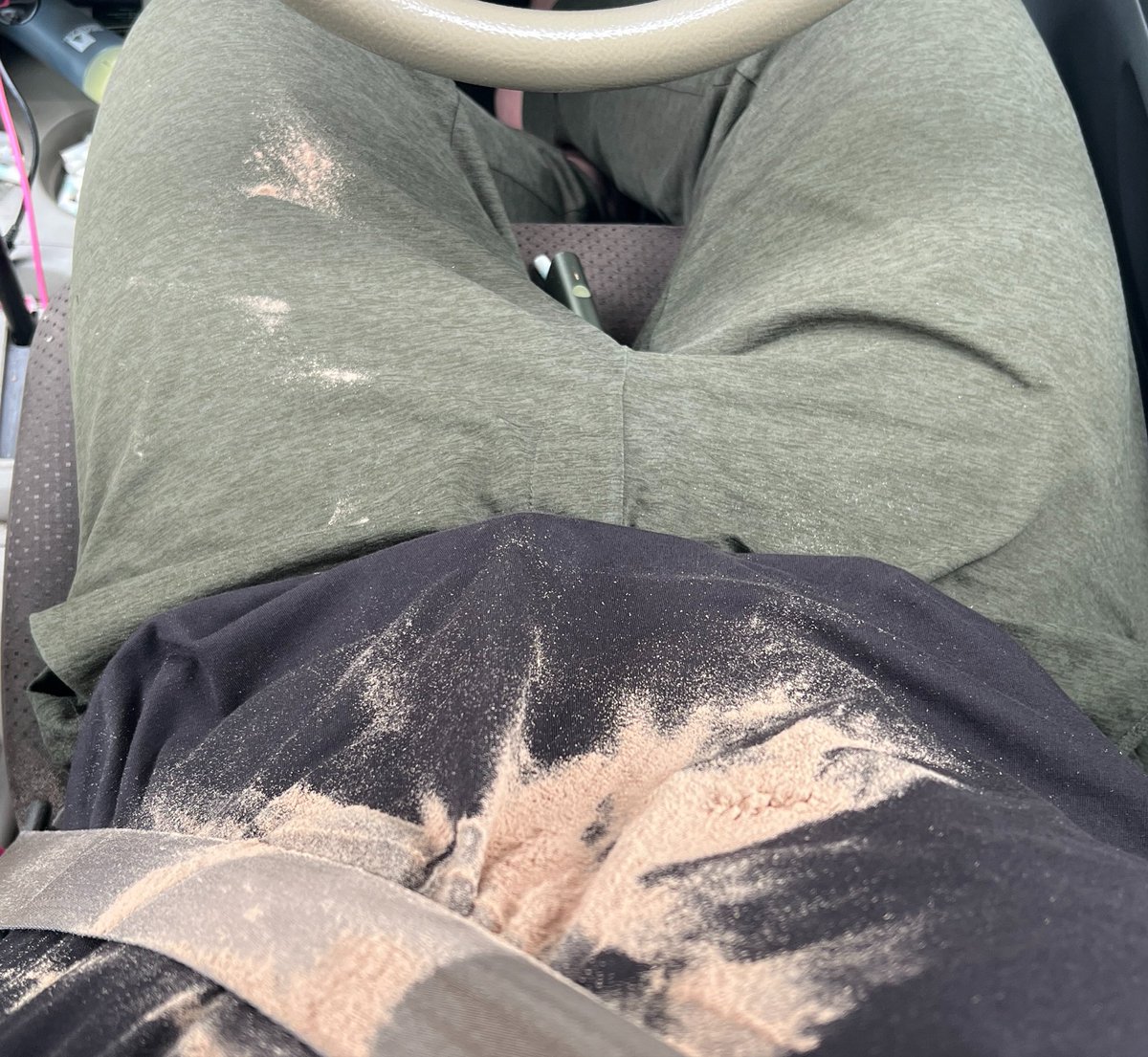 virzinbabe's tweet photo. You guys just drink protein, right?  
I'm wearing it https://t.co/n4il1fYdo9