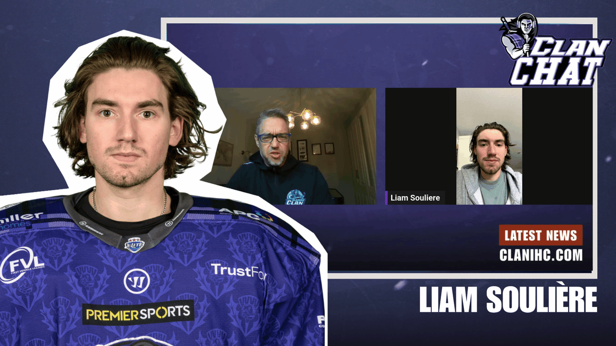 ClanIHC's tweet photo. 🎙️ 𝗡𝗘𝗪 𝗖𝗟𝗔𝗡 𝗖𝗛𝗔𝗧 𝗢𝗨𝗧 𝗡𝗢𝗪

Clan netminder Liam Souliere joins Murph to look back on his time in Glasgow and reflect on a memorable first season in purple.

Liam discusses his collegiate career, the path that led him to the Clan, and what it means to play in front of the Purple Army at Braehead Arena.

Catch up with Souly on ClanTV from just £10 per month for full access, or catch it free on YouTube from 5pm and on your fave podcast provider 🎧

𝗖𝗧𝗩 https://t.co/eMtupyrgnJ