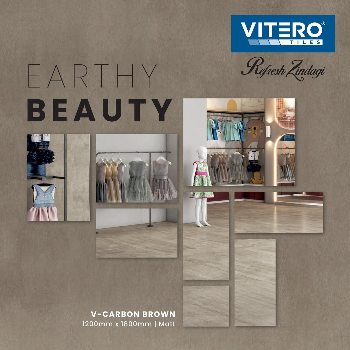 ViteroTiles's tweet photo. This outstanding tile from Vitero Tiles gives warm, earthy vibes in a cool way. Contemporary, yet classic, it’s perfect to showcase brighter colours.

Explore now: https://t.co/yjemyJr8MP
#ViteroTiles #RefreshZindagi #floortiles #tiledesigns #walltiles https://t.co/q3xlJwdVxS