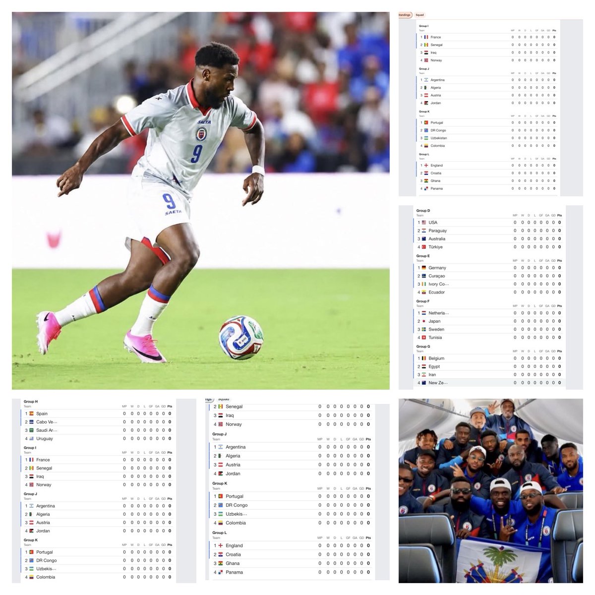 LabanFleurimont's tweet photo. Coupe du Monde 2026 Calendrier,rencontres et stades
Découvrez le calendrier complet des matchs de la Coupe du Monde 2026 au Canada,au Mexique et aux États-Unis, avec les rencontres et les résultats de chacun des 104 matchs
World Cup 2026 Match schedule,fixtures &amp;stadiums
Findout https://t.co/GIWLLU66I0