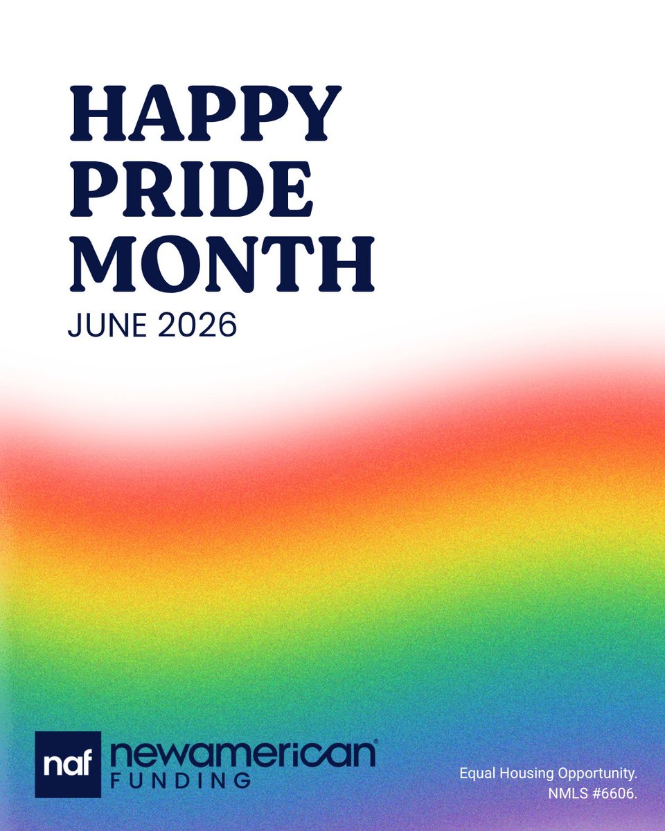 NAFMidWest's tweet photo. Celebrating Pride Month this June and recognizing the importance of creating welcoming communities for all. 🏡🌈
#NAF360
#NAFMidwest
#Mortgage https://t.co/M9EqACrI5p