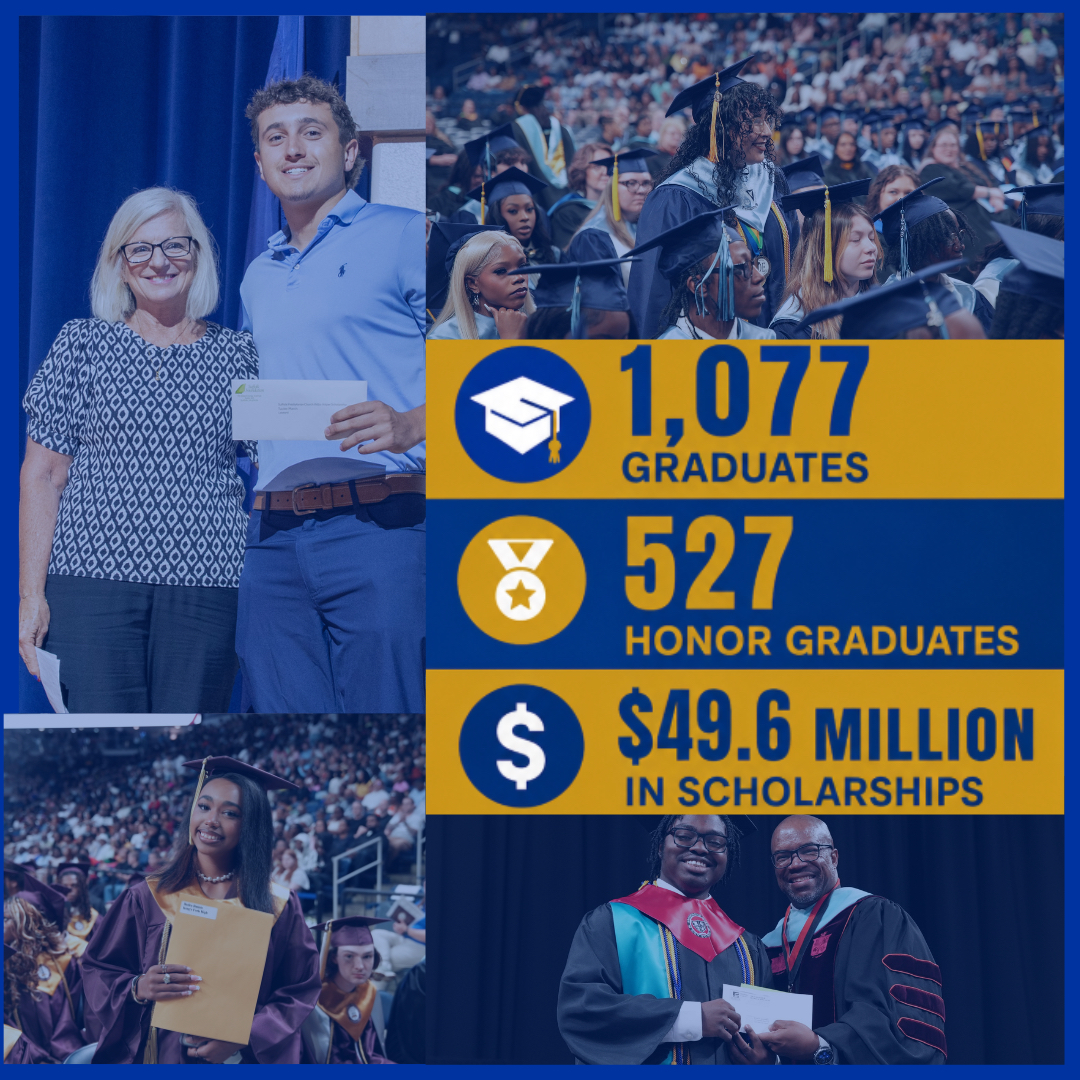 SufVAschools's tweet photo. Congratulations to the Suffolk Public Schools Class of 2026! 🎓

The graduating classes of King’s Fork High School, Nansemond River High School, and Lakeland High School have much to celebrate:

🎓 1,077 Graduates
🏅 527 Honor Graduates
💰 $49.6 Million in Scholarships Earned

These impressive accomplishments reflect the hard work, dedication, and perseverance of our students throughout their educational journey. We are proud of all they have achieved and wish them continued success in their next chapter.
#SPSCreatesAchievers