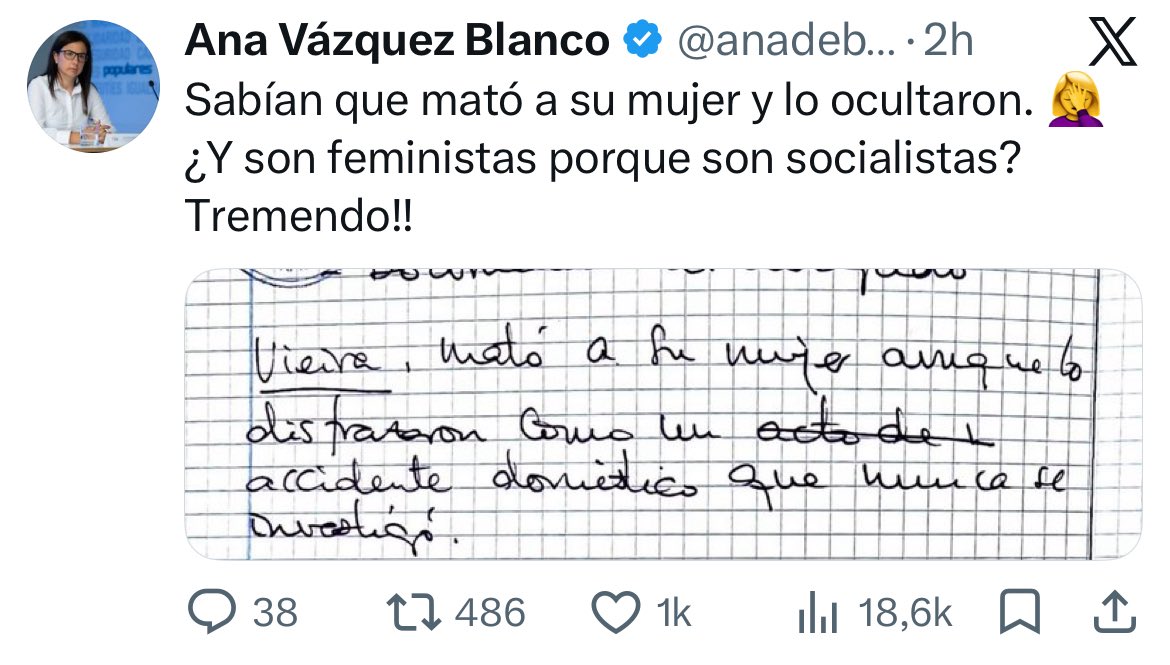 remerikos's tweet photo. @todoesmentiratv ¿Podéis preguntar a Ana Vázquez por qué borró este tuit hace un par de días?

¿QUIÉN ES VIEIRA? https://t.co/6xvzb1uqkk