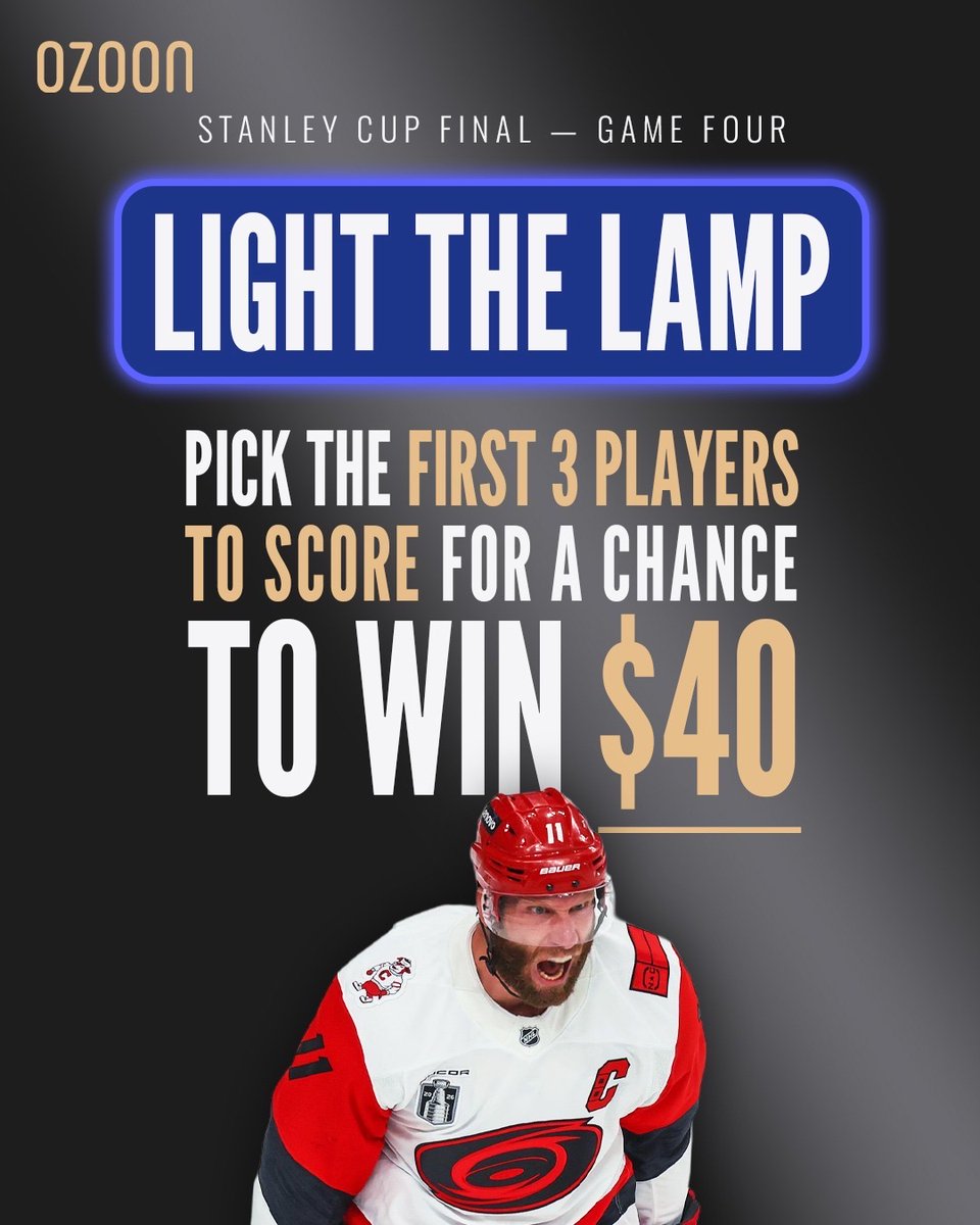 Ozoon_CA's tweet photo. How to enter ⤵️

• Follow @Ozoon_CA
• 🔁 and reply below, we’ll pick a lucky winner

#WellPlayed ➡️ https://t.co/fmrn1yfQZj

*Must enter before end of 1st period, be 🇨🇦 and 18+ If no one guesses correct in the game listed, the pot will grow by $10* https://t.co/xuAf6WGuRw