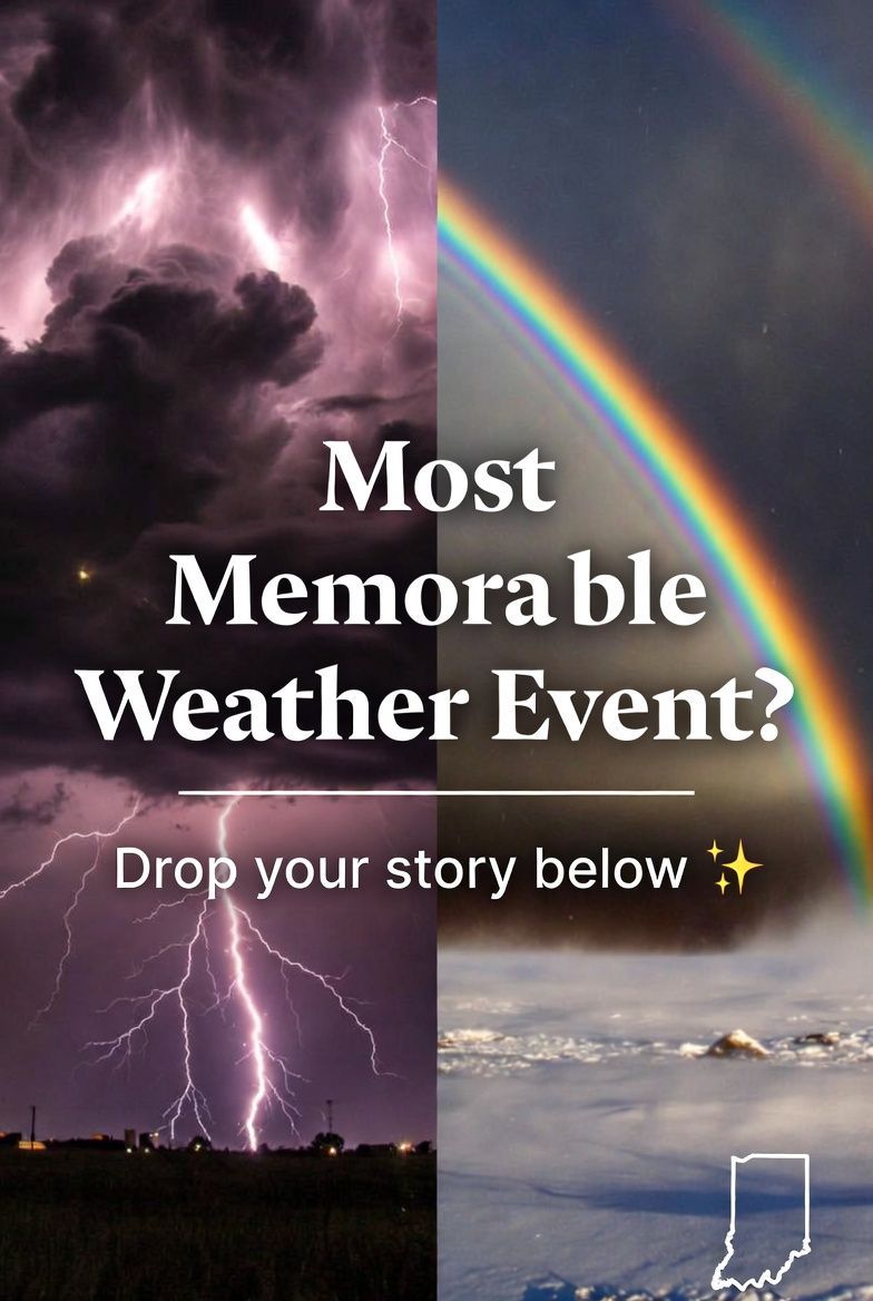 WeatherValet's tweet photo. What's the most memorable weather event you've personally lived through?

Drop your story in the comments. 👇  We're curious what Indiana remembers. https://t.co/NFf0jIbZr6