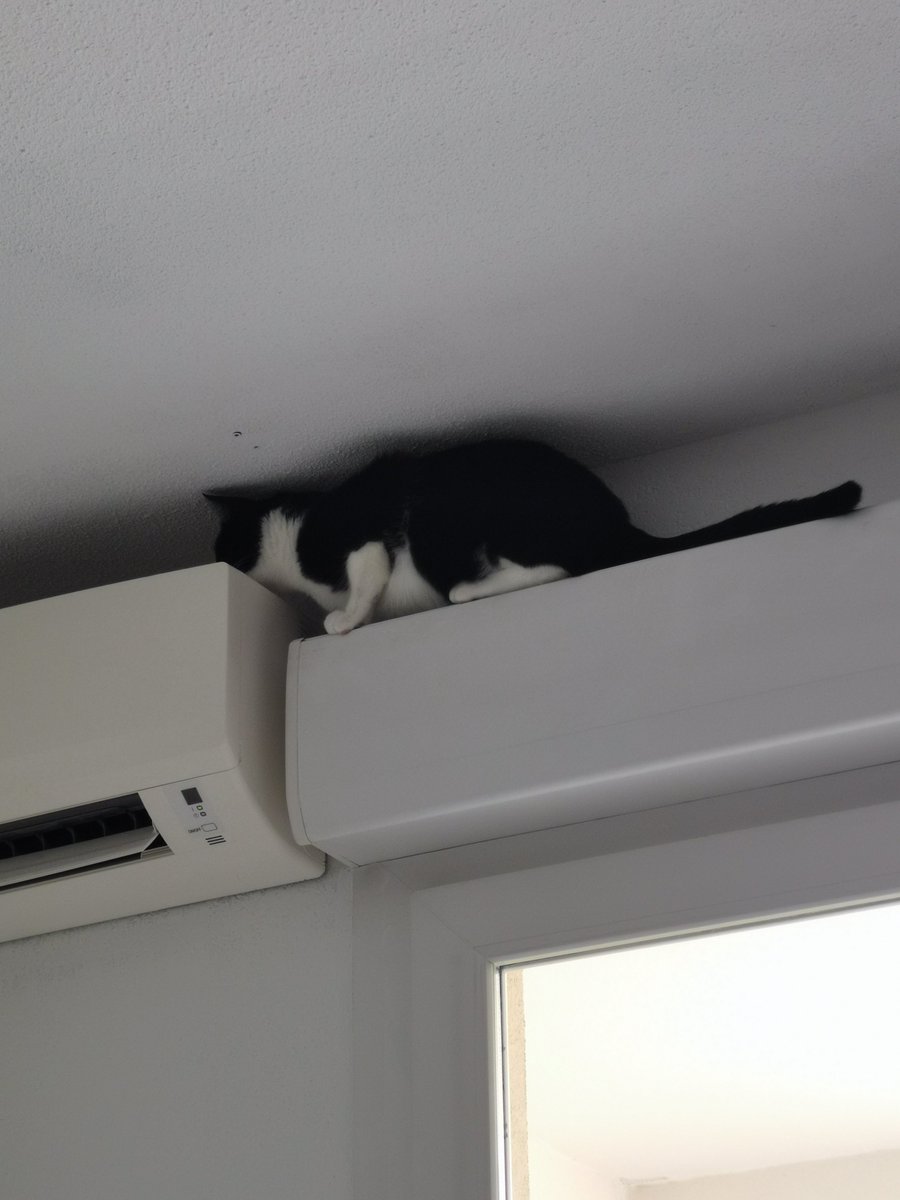 Choubichon's tweet photo. Bizarre l'installateur de la clim https://t.co/3RRUBC78PQ