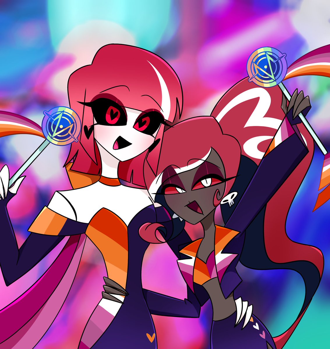 voxtkfkdgo's tweet photo. #VelRose Happy pride month! https://t.co/oF5kdzKBOe