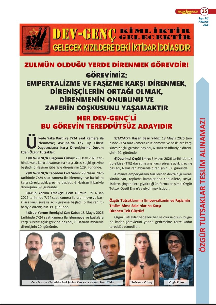 Devgencliler17's tweet photo. Zulmün Olduğu Yerde Direnmek Görevdir!
Her Dev-Genç'li Bu Görevin Tereddütsüz Adayıdır!

Şimdi görev bizim!
Direnenlerin sesine ses olalım. Tecride, teslimiyete ve her türlü boyun eğdirme politikasına karşı omuz omuza duralım. https://t.co/ua8yu7jcy0