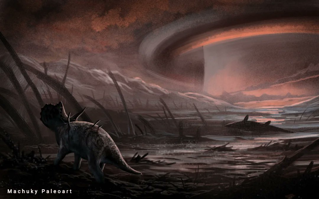 PrehistoricDom's tweet photo. New submission of the 𝐌𝐚𝐬𝐬 𝐄𝐱𝐭𝐢𝐧𝐜𝐭𝐢𝐨𝐧 Paleoart Contest by @machukytakahash !
Vote on Discord https://t.co/ZDD9P7Dqyz
Participate on #PDContest
#paleoart #dinosaurs https://t.co/s953z4sAVT