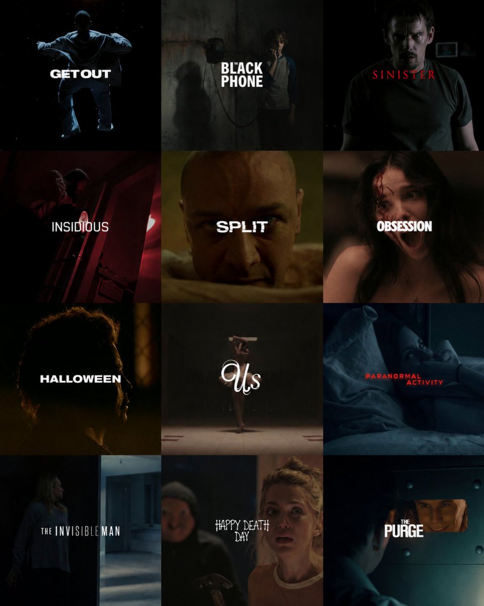 TheCineprism's tweet photo. Blumhouse when it comes to unique horror flims>> https://t.co/GOOSaYco21