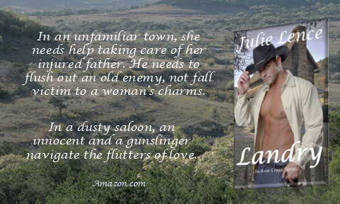 JulieLence's tweet photo. #TuesdayReading 
Landry:
#westernromance #BookBoost #IARTG #westerns #outlaws #brothers #saloons #BookPromo  #kindleunlimited
https://t.co/06DVPZeVly https://t.co/t4eQdrdGCS