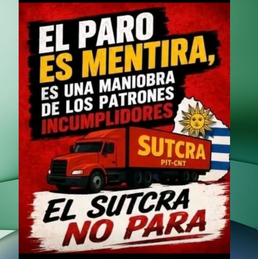 wiyanieri's tweet photo. Los trabajadores del transporte no pararon, tienen claro que si el gobierno controla a los empresarios se les termina contratar en negro, no pagar los laudos y la evasión de aportes patronales.
Son los que no tienen problemas para financiar la campaña electoral del herrerismo. https://t.co/vvhMgtfKdl