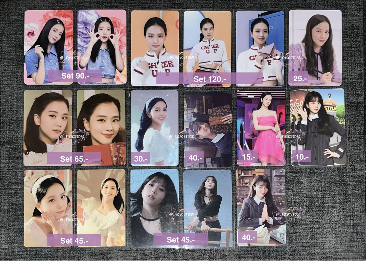 _rosesrose_'s tweet photo. - update พร้อมส่ง-🎀༘⋆.˚

Photocard
——
♥️ ROSIE / H&amp;R / ME / Bornpink

🌸MD / POB 
🌷The Girls / The Game / BPTG

🏷️ ราคาตามภาพ
📮40.- (300ขึ้นไปส่งฟรี)
💌สนใจ/สอบถาม/เพิ่มเติมDmได้เลยน้าา💕
JISOO JENNIE ROSÉ LISA
#ตลาดนัดบพ #ตลาดนัดblackpink https://t.co/eFv9K2r2xm