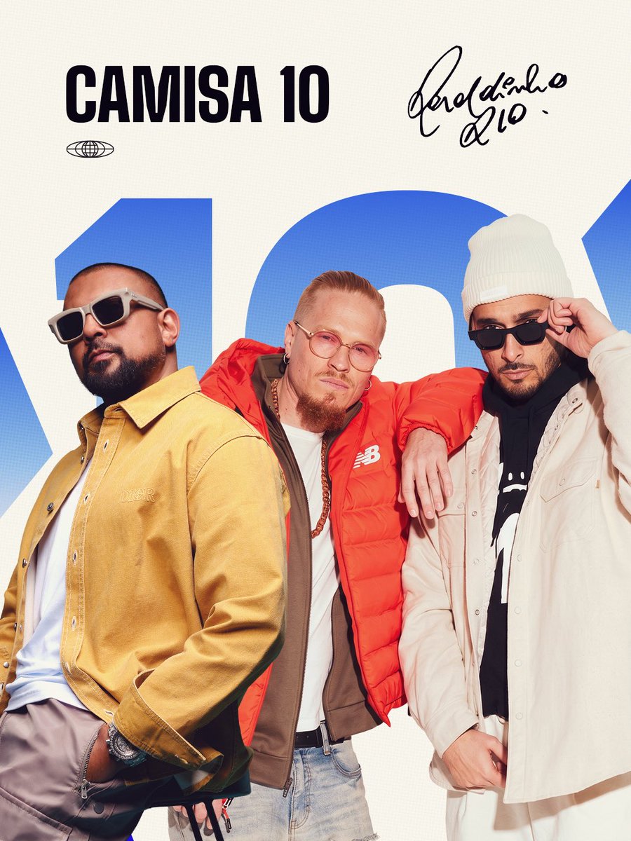 duttypaul's tweet photo. From Jamaica to Brazil to the world 🌍⚽️
Big respect to the legend @Ronaldinho proud to be part of CAMISA 10. This one is for the winners, the supporters, and everybody moving with champion energy. ���� Lead W/ @banxnranx out now 🔥 🔥  @tumusica https://t.co/TBaQW0Klgx