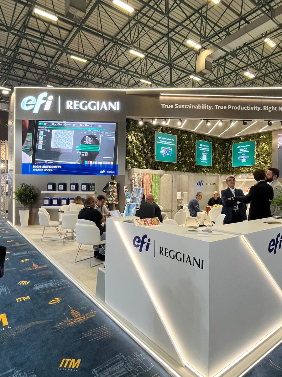 EFIPrint's tweet photo. 🚀 We’re LIVE at @itmexhibition Meet the #EFIReggiani team at Hall 4, Stand 404A 📍 Shaping the future of high-speed digital textile production with scalable, industrial solutions built for performance &amp; flexibility. Let’s connect &amp; talk production goals 👉https://t.co/MRAxVOPIzz https://t.co/3EWbyHwjjc