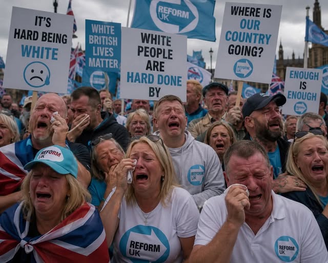 arvindjadwa's tweet photo. They're trying to convince you that 91.5% of the police force (the % of white officers) are discriminating against 83% of the population (the % of white British)? https://t.co/olIKftTEar