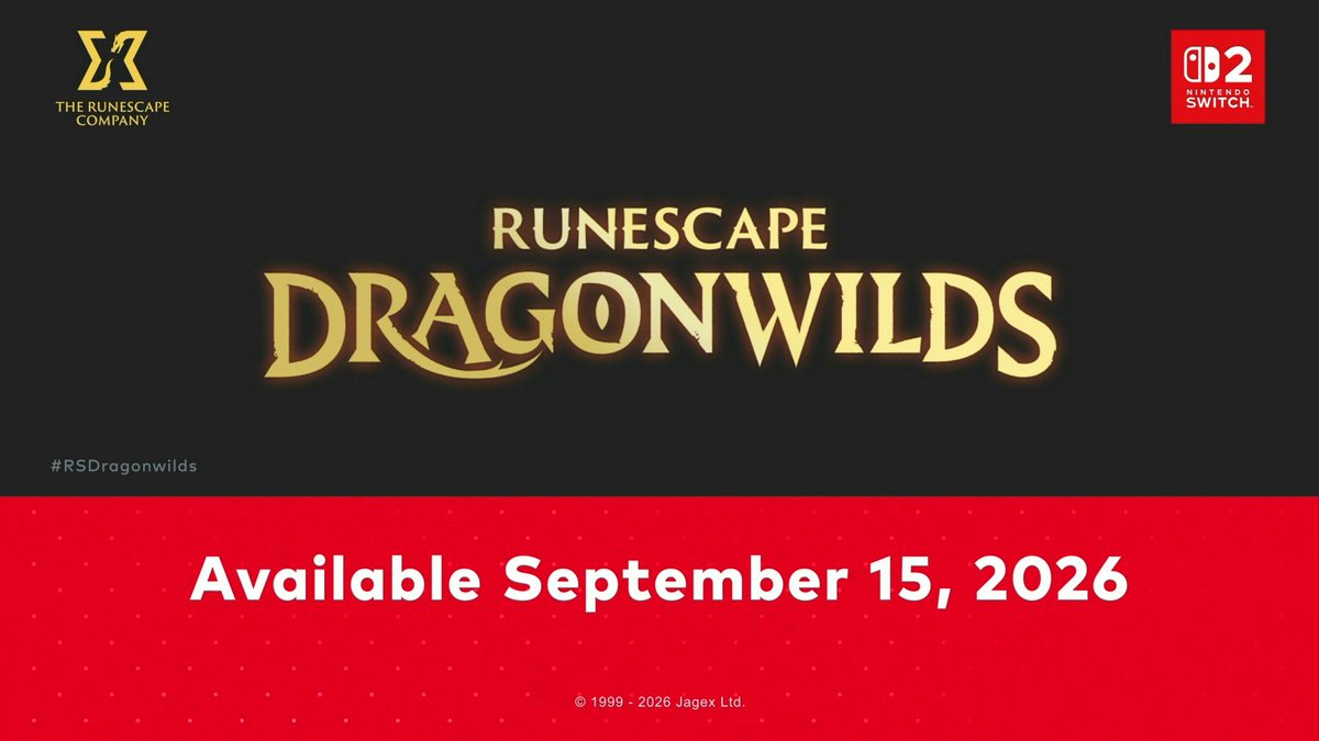 NU2407's tweet photo. RuneScape: Dragonwilds coming to Switch 2

out September 15th https://t.co/oZJhNmHOuE